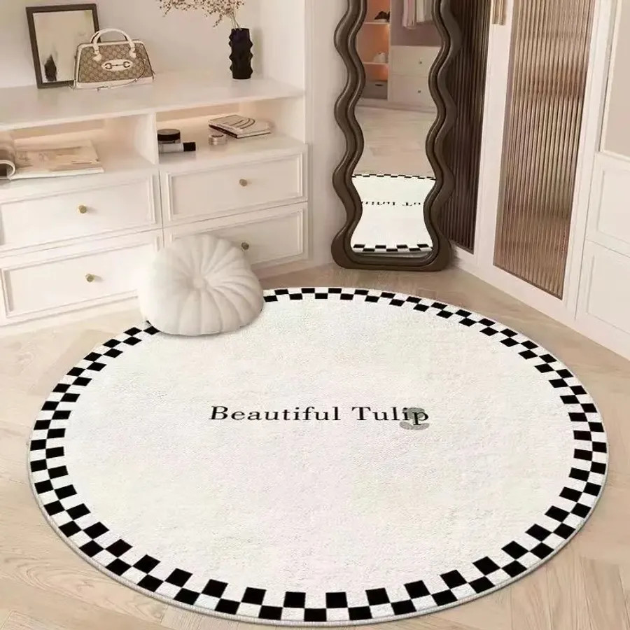 Fleck Splash Round Kitchen Mat