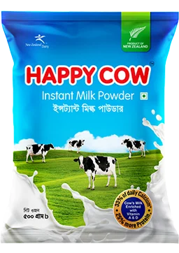 হ্যাপি কাউ ইন্সট্যান্ট মিল্ক পাউডার ৫০০ গ্রাম (Happy Cow Instant Milk Powder 500gm)