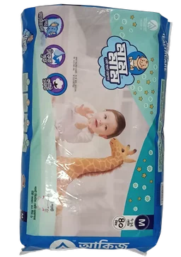 মাম মাম ডায়াপার *প্যান্ট *এম (৭-১২ কেজি) *৪০পিস (Mum Mum Diaper *Pant *M (7-12 kg) *40 pcs)