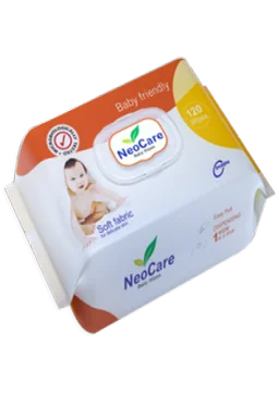 নিওকেয়ার বেবি ওয়াইপস ১২০পিস (NeoCare Baby Wipes 120 wipes)