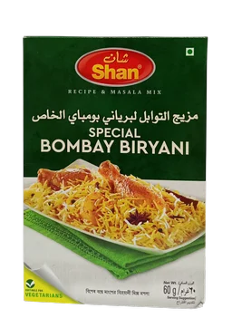 শান বিশেষ বম্বে মাংসের বিরয়ানী মশলা ৬০ গ্রাম (Shan Special Bombay Biryani Masala 60gm)