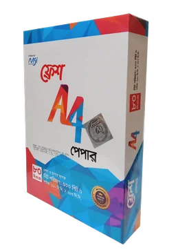 ফ্রেশ A4 পেপার, ৮০জিএসএম, সাইজ: ২১০x২৯৭এমএম, ৫০০ শিট (Fresh A4 Paper 80gsm, Size: 210mm x 297mm, 500 Sheet)