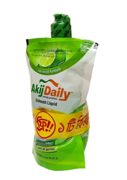 ডিশওয়াশ লিক্যুইড : ৫০০+২৫০মি.লি. : আকিজ ডেইলি (Dishwash liquid : Akij daily)