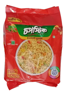 চপস্টিক ইনস্ট্যান্ট নুডলস, ইয়ামি মাসালা, ১২ প্যাক (Chopstick Instant Noodles, Yummy Masala, 12pack)