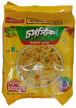 চপস্টিক ইনস্ট্যান্ট নুডলস, দেশি মাসালা, ১২ প্যাক (Chopstick Instant Noodles, Deshi Masala, 12pack)