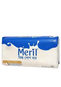 মেরিল মিল্ক সাবান : ১০০ গ্রাম : পিয়োর মিল্ক (Meril Milk Soap : 100gm : Pure Milk)