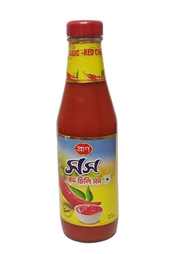 প্রান রেড চিলি সস : ৩৪০ গ্রাম : কাঁচের বোতল (Pran Red Chilli Sauce : 340gm : Glass Bottle)